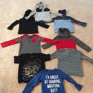 Bundle of boys tops
